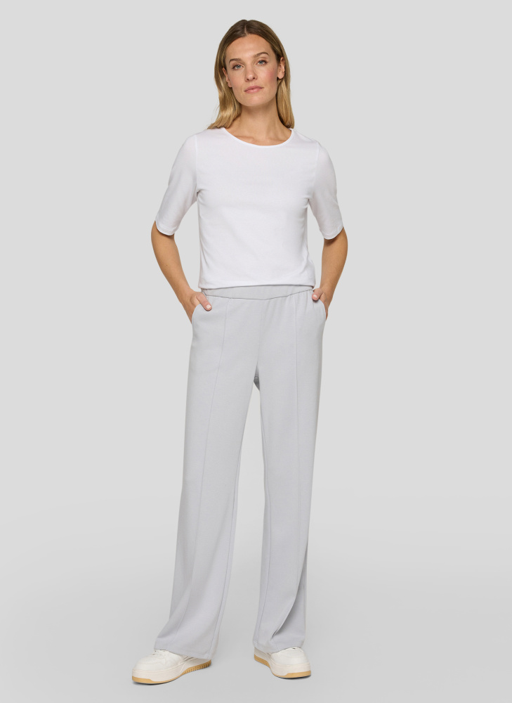БРЮКИ RABE эластичный пояс и широкие ровные брючины